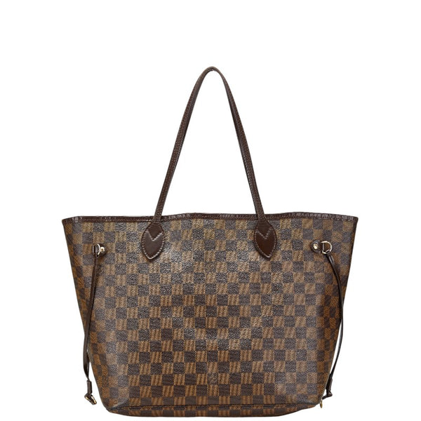 ルイ ヴィトン ダミエ ネヴァーフルMM ハンドバッグ トートバッグ N40599 ブラウン PVC レザー レディース LOUIS VUITTON 【中古】
