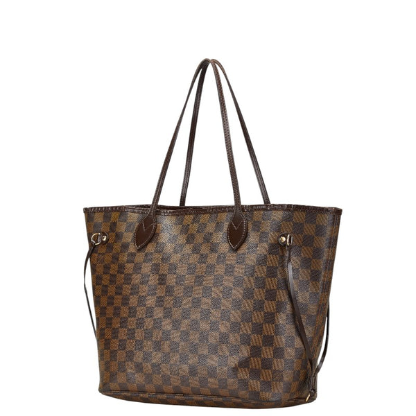 ルイ ヴィトン ダミエ ネヴァーフルMM ハンドバッグ トートバッグ N40599 ブラウン PVC レザー レディース LOUIS VUITTON 【中古】