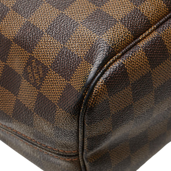 ルイ ヴィトン ダミエ ネヴァーフルMM ハンドバッグ トートバッグ N40599 ブラウン PVC レザー レディース LOUIS VUITTON 【中古】