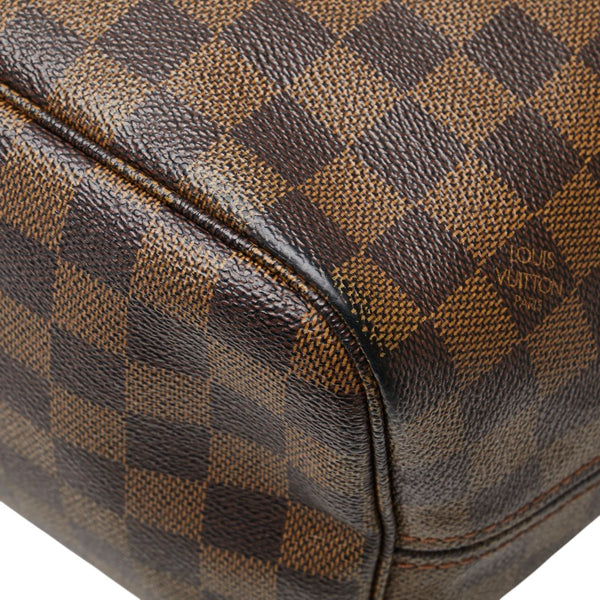 ルイ ヴィトン ダミエ ネヴァーフルMM ハンドバッグ トートバッグ N40599 ブラウン PVC レザー レディース LOUIS VUITTON 【中古】