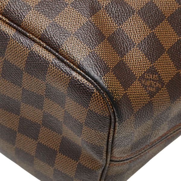 ルイ ヴィトン ダミエ ネヴァーフルMM ハンドバッグ トートバッグ N40599 ブラウン PVC レザー レディース LOUIS VUITTON 【中古】