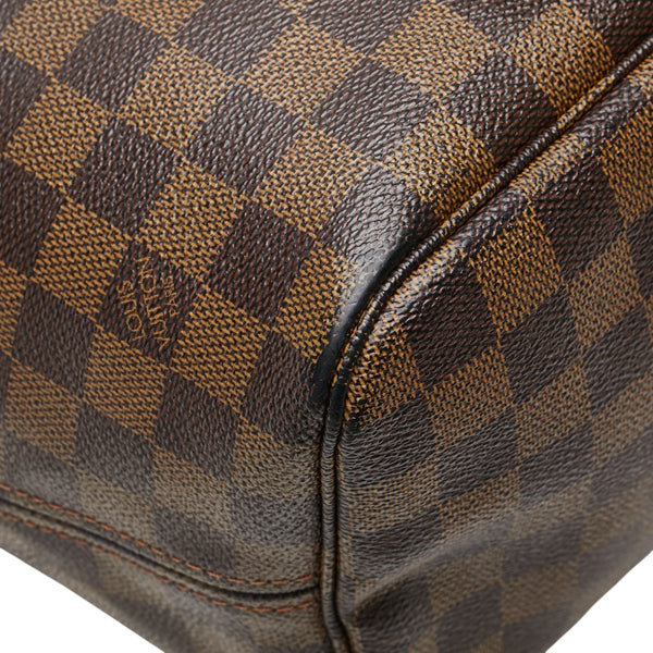 ルイ ヴィトン ダミエ ネヴァーフルMM ハンドバッグ トートバッグ N40599 ブラウン PVC レザー レディース LOUIS VUITTON 【中古】