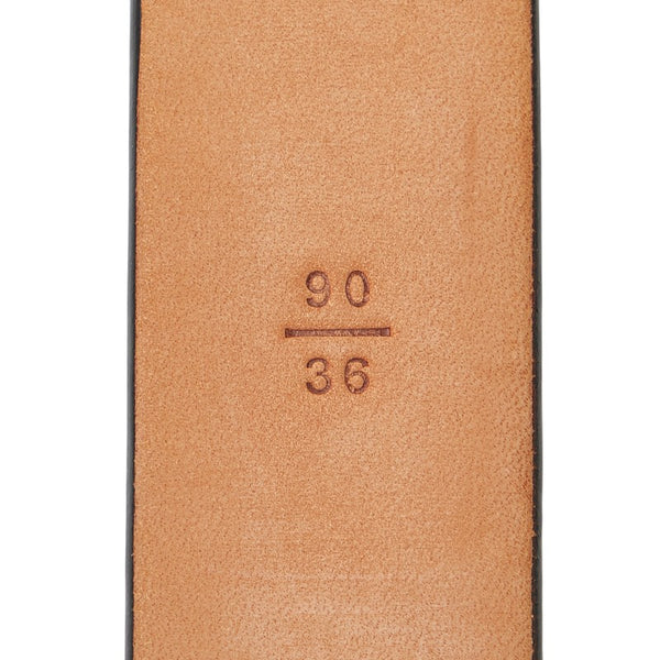 ルイ ヴィトン サンチュール スタンプ ベルト サイズ：90/36 M6896W ブラック レザー メンズ LOUIS VUITTON 【中古】