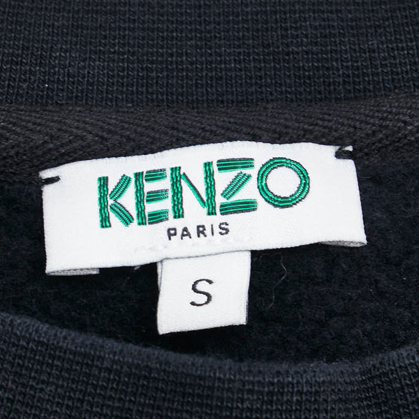 ケンゾー スウェットトレーナー サイズ:S ブラック マルチカラー コットン レディース KENZO 【中古】