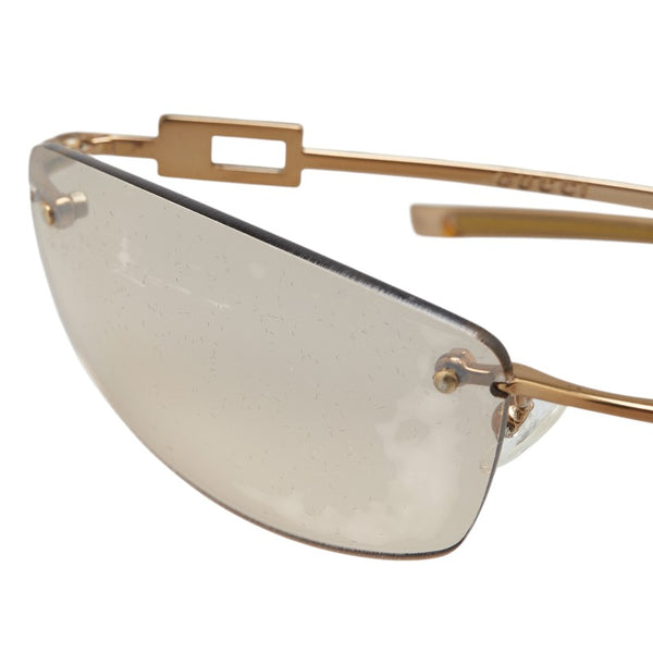 グッチ ラインストーン サングラス GG1784 ゴールド プラスチック レディース GUCCI 【中古】