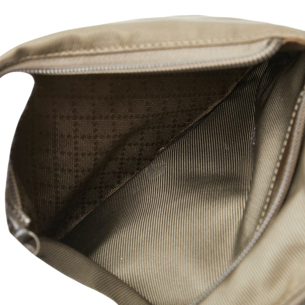 グッチ バンブー ハンドバッグ ショルダーバッグ 2WAY 000 2404 0509 ブラウン カーキ ナイロン レザー レディース GUCCI 【中古】