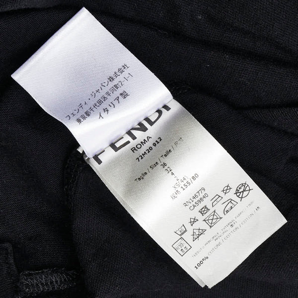 フェンディ LOVE 半袖Ｔシャツ サイズ:36 ブラック コットン レディース FENDI 【中古】
