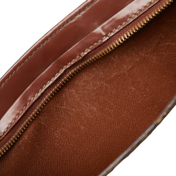 ルイ ヴィトン モノグラム ポシェット オム セカンドバッグ クラッチバッグ M51795 ブラウン PVC レザー メンズ LOUIS VUITTON 【中古】