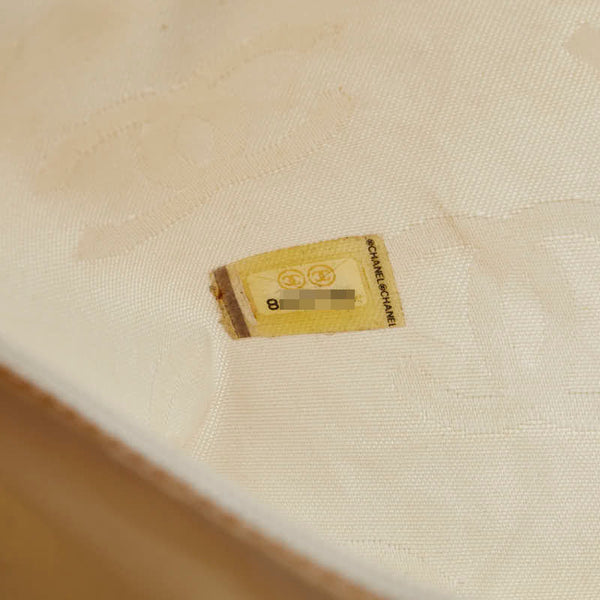 シャネル ココマーク ワイルドステッチ トートバッグ ホワイト レザー レディース CHANEL 【中古】