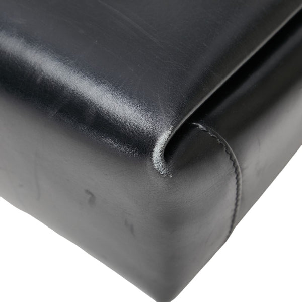 グッチ オールドグッチ ショルダーバッグ ブラック レザー レディース GUCCI 【中古】