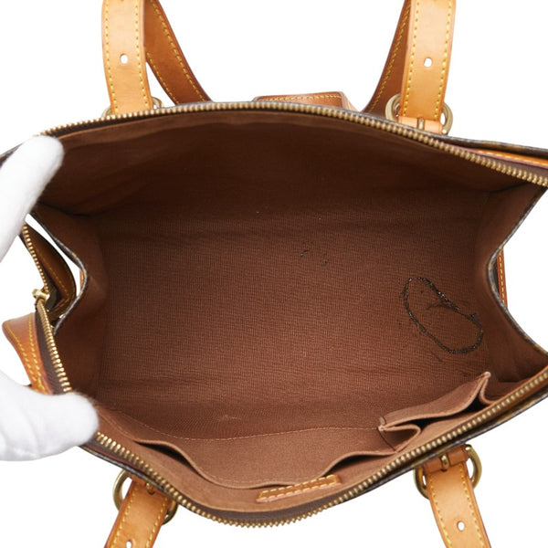 ルイ ヴィトン モノグラム ポパンクール オ ショルダーバッグ トートバッグ M40007 ブラウン PVC レザー レディース LOUIS VUITTON 【中古】