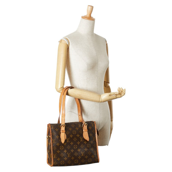 ルイ ヴィトン モノグラム ポパンクール オ ショルダーバッグ トートバッグ M40007 ブラウン PVC レザー レディース LOUIS VUITTON 【中古】