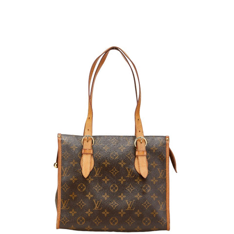 ルイ ヴィトン モノグラム ポパンクール オ ショルダーバッグ トートバッグ M40007 ブラウン PVC レザー レディース LOUIS VUITTON 【中古】