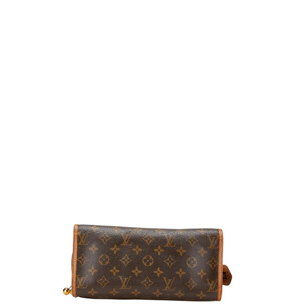 ルイ ヴィトン モノグラム ポパンクール オ ショルダーバッグ トートバッグ M40007 ブラウン PVC レザー レディース LOUIS VUITTON 【中古】