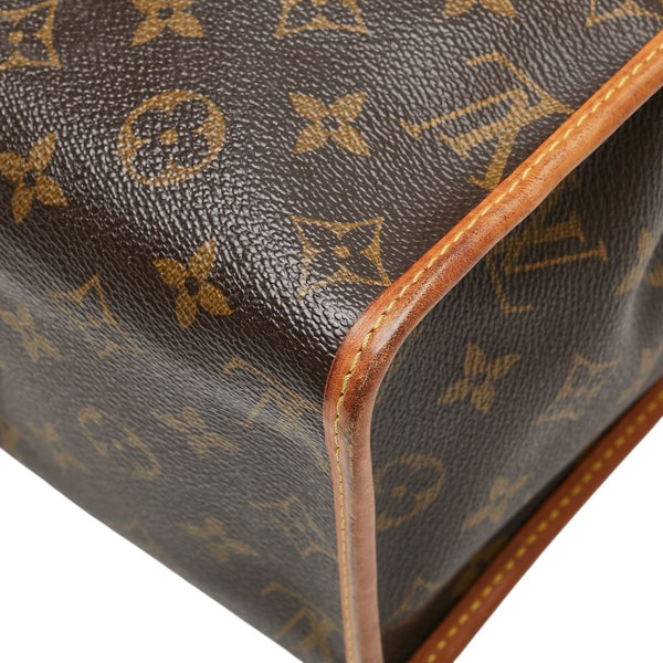 ルイ ヴィトン モノグラム ポパンクール オ ショルダーバッグ トートバッグ M40007 ブラウン PVC レザー レディース LOUIS VUITTON 【中古】