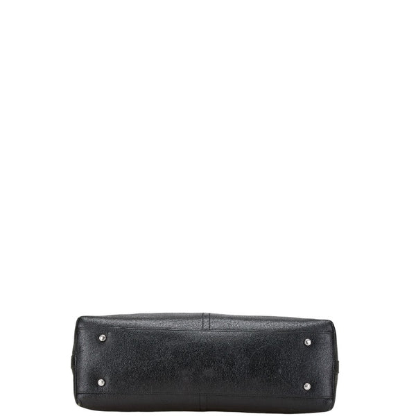 カルティエ マルチェロ ハンドバッグ ショルダーバッグ2WAY ブラック レザー レディース CARTIER 【中古】