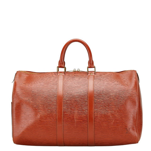 ルイ ヴィトン エピ キーポル45 ボストンバッグ M42978 ジパングゴールド ブラウン レザー レディース LOUIS VUITTON 【中古】