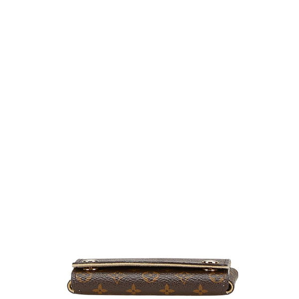 ルイ ヴィトン モノグラム アクセサリーケース ブラウン PVC スウェード レディース LOUIS VUITTON 【中古】