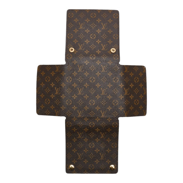 ルイ ヴィトン モノグラム アクセサリーケース ブラウン PVC スウェード レディース LOUIS VUITTON 【中古】