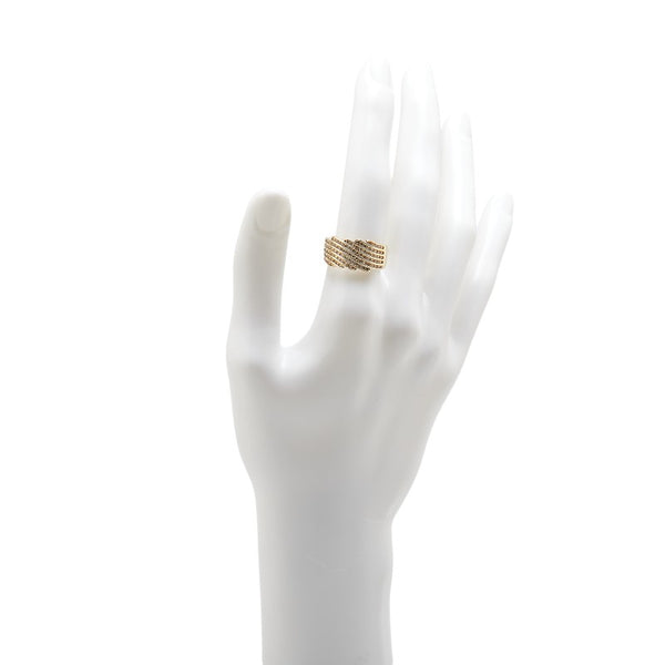 K18YG イエローゴールド ダイヤ1.00ct リング 指輪 レディース 15号 【中古】