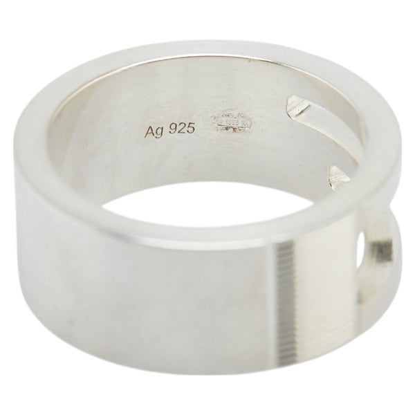 グッチ カットアウトG リング 指輪 #11 SV925 シルバー レディース GUCCI 【中古】