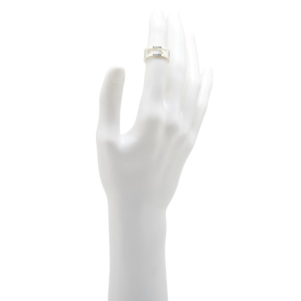 グッチ カットアウトG リング 指輪 #11 SV925 シルバー レディース GUCCI 【中古】