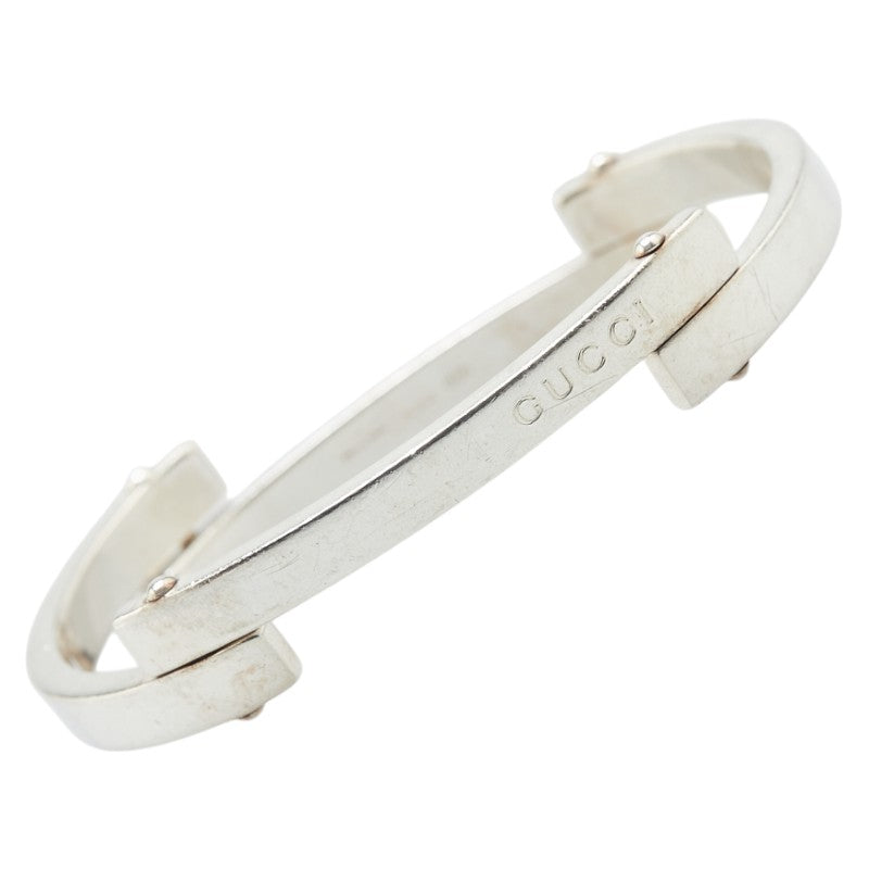 グッチ ロゴ ブレスレット SV925 シルバー レディース GUCCI 【中古】