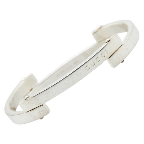 グッチ ロゴ ブレスレット SV925 シルバー レディース GUCCI 【中古】