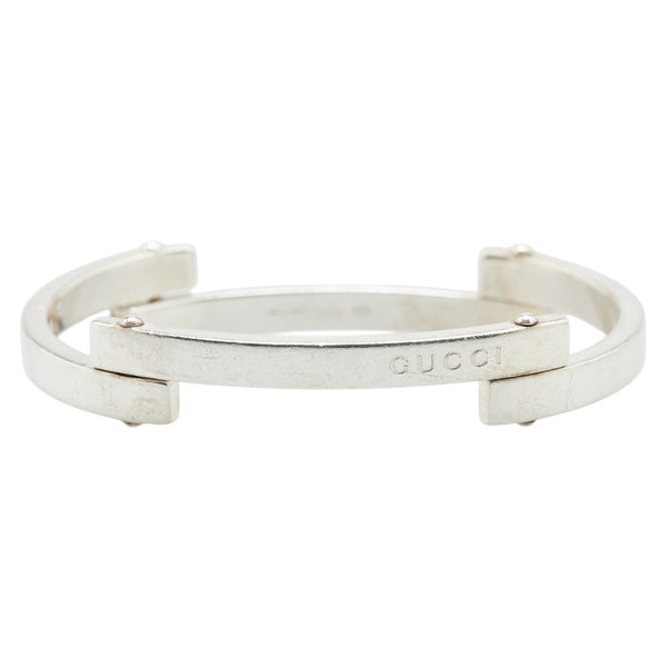 グッチ ロゴ ブレスレット SV925 シルバー レディース GUCCI 【中古】