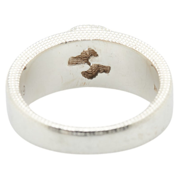 グッチ インターロッキングG リング 指輪 ＃19 SV925 シルバー メンズ GUCCI 【中古】