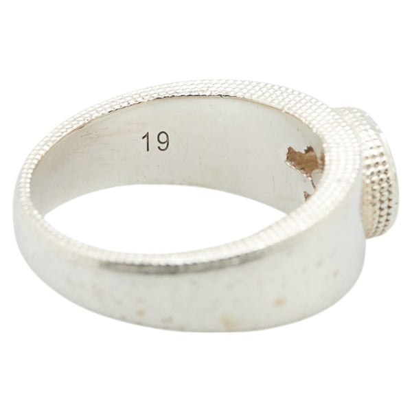 グッチ インターロッキングG リング 指輪 ＃19 SV925 シルバー メンズ GUCCI 【中古】