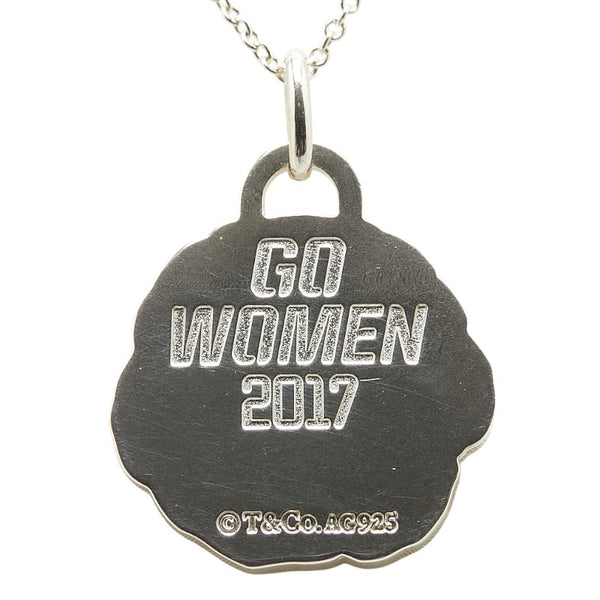 ティファニー GO WOMEN 2017 ローズ バラ モチーフ ネックレス SV925 シルバー レディース TIFFANY&Co. 【中古】