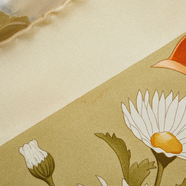 サルヴァトーレフェラガモ トラ ヒョウ 鳥 植物 スカーフ マルチカラー シルク レディース Salvatore Ferragamo 【中古】