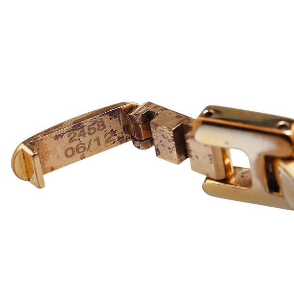 グッチ 腕時計 バングルウォッチ 1400L クオーツ ホワイト文字盤 ステンレススチール レディース GUCCI 【中古】