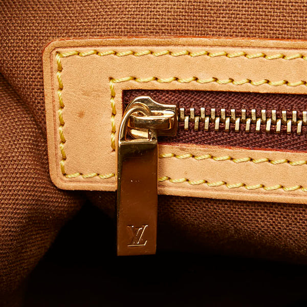 ルイ ヴィトン モノグラム カバメゾ ショルダーバッグ トートバッグ  M51151 ブラウン PVC レザー レディース LOUIS VUITTON 【中古】