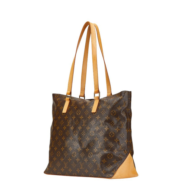 ルイ ヴィトン モノグラム カバメゾ ショルダーバッグ トートバッグ  M51151 ブラウン PVC レザー レディース LOUIS VUITTON 【中古】