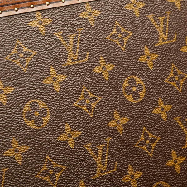 ルイ ヴィトン モノグラム アルゼール80 トランクケース トラベルケース M21222 ブラウン PVC レザー レディース LOUIS VUITTON 【中古】