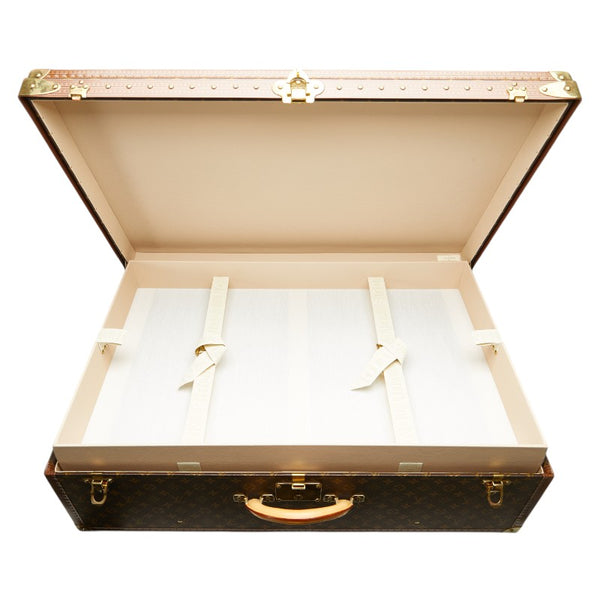 ルイ ヴィトン モノグラム アルゼール80 トランクケース トラベルケース M21222 ブラウン PVC レザー レディース LOUIS VUITTON 【中古】