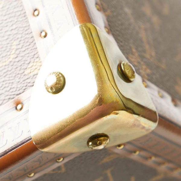 ルイ ヴィトン モノグラム アルゼール80 トランクケース トラベルケース M21222 ブラウン PVC レザー レディース LOUIS VUITTON 【中古】