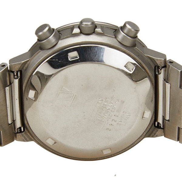 シチズン × ウォルターウルフ レーシング 腕時計 8110-901231 TA 自動巻き ブラック文字盤 ステンレススチール チタン メンズ CITIZEN 【中古】