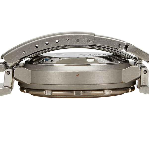 シチズン × ウォルターウルフ レーシング 腕時計 8110-901231 TA 自動巻き ブラック文字盤 ステンレススチール チタン メンズ CITIZEN 【中古】