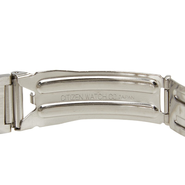 シチズン × ウォルターウルフ レーシング 腕時計 8110-901231 TA 自動巻き ブラック文字盤 ステンレススチール チタン メンズ CITIZEN 【中古】