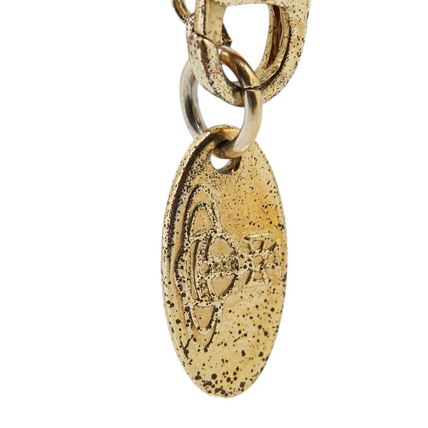 ヴィヴィアンウエストウッド ミニ バス レリーフ チェーン ペンダントネックレス ゴールド メッキ レディース Vivienne Westwood 【中古】