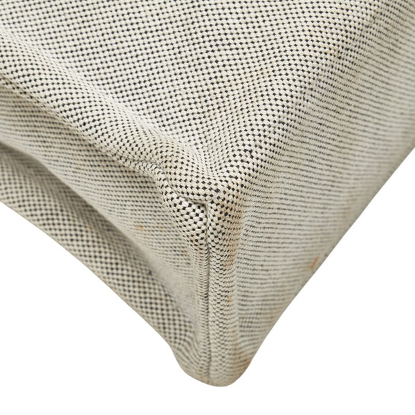 エルメス ニューフールトゥ トートMM トートバッグ ライトグレー トワルアッシュ レディース HERMES 【中古】