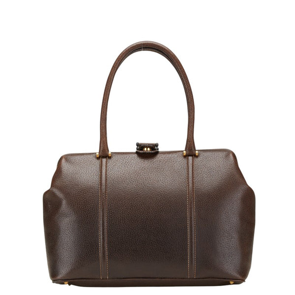 グッチ オールドグッチ ハンドバッグ 000 406 0162 ブラウン レザー メンズ GUCCI 【中古】