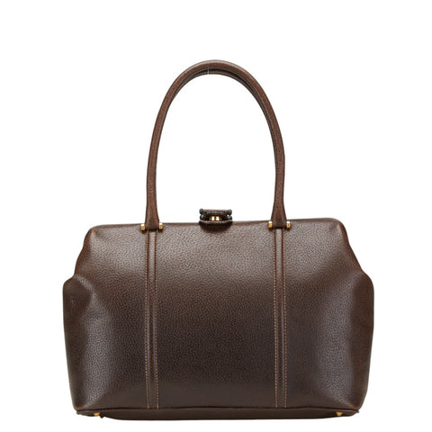 グッチ オールドグッチ ハンドバッグ 000 406 0162 ブラウン レザー メンズ GUCCI 【中古】