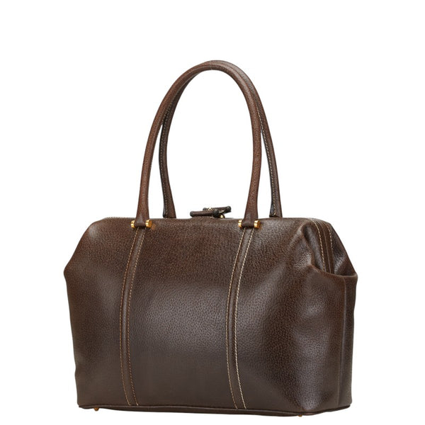 グッチ オールドグッチ ハンドバッグ 000 406 0162 ブラウン レザー メンズ GUCCI 【中古】