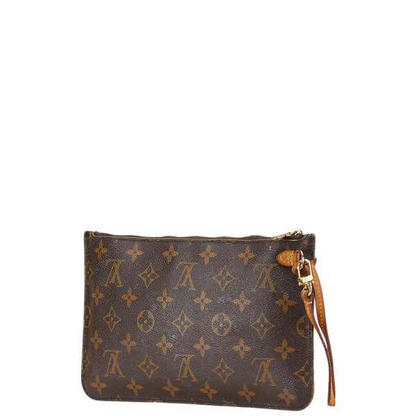 ルイ ヴィトン モノグラム ネヴァーフルMM 付属ポーチ ポーチ M40995 ブラウン PVC レディース LOUIS VUITTON 【中古】