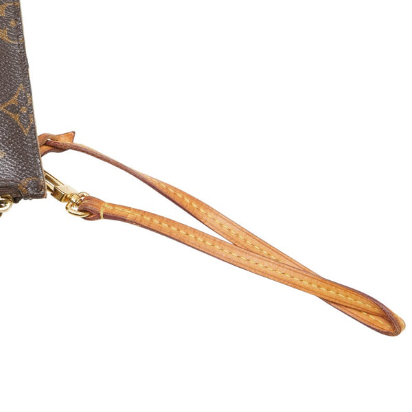 ルイ ヴィトン モノグラム ネヴァーフルMM 付属ポーチ ポーチ M40995 ブラウン PVC レディース LOUIS VUITTON 【中古】