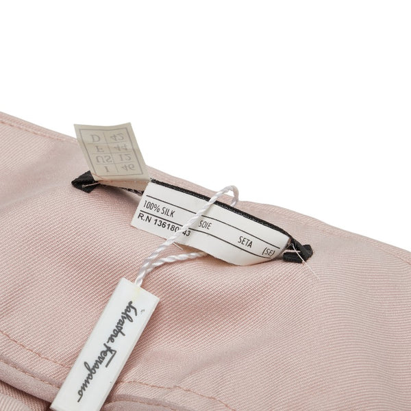 サルヴァトーレフェラガモ スカート サイズ：46 ライトピンク シルク レディース Salvatore Ferragamo 【中古】